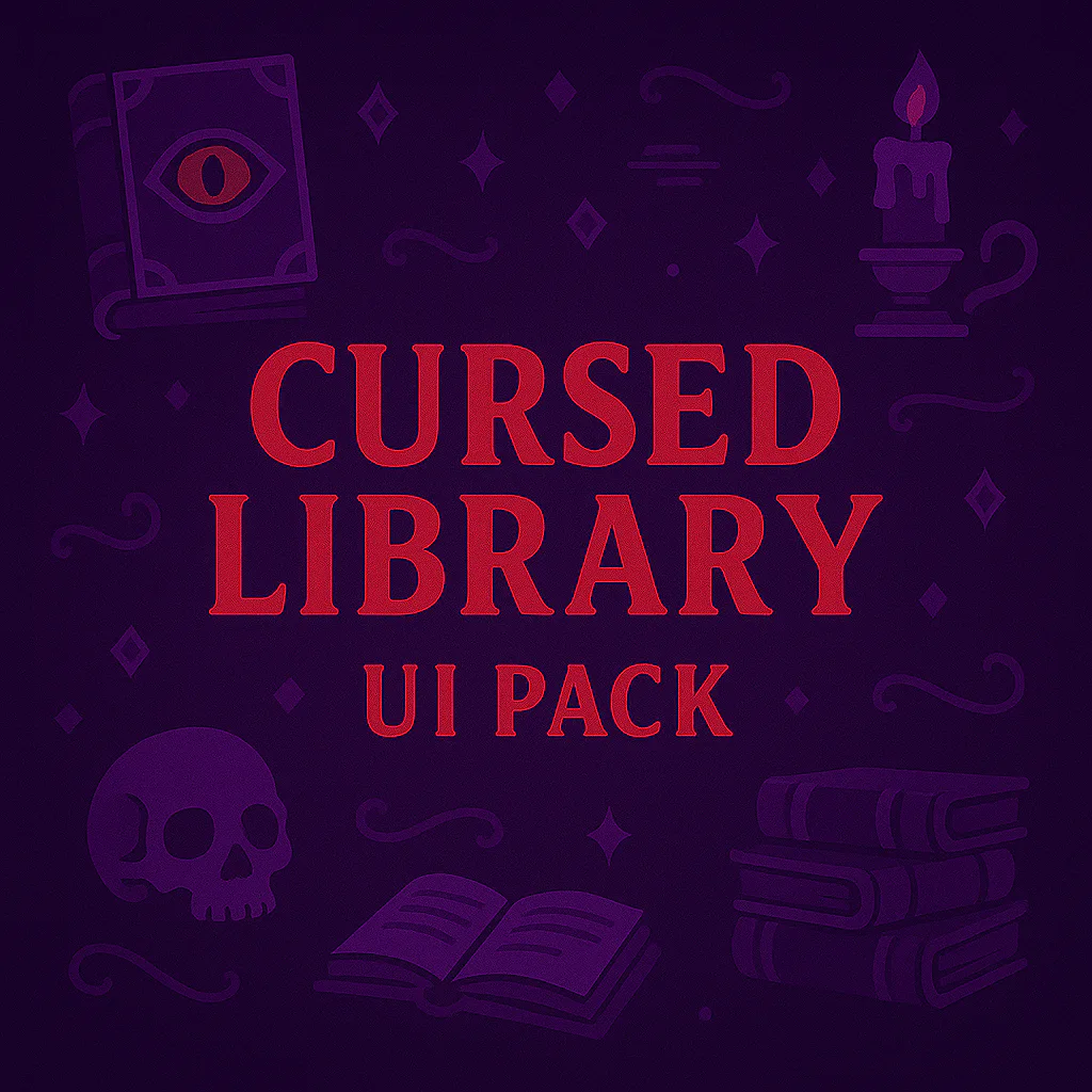 Cursed Library UI Pack product preview